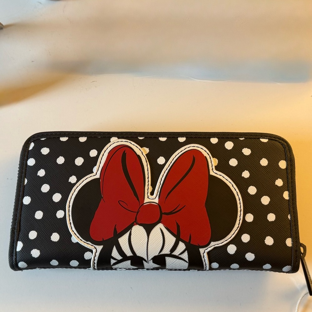 Disney Minnie Mouse Wallet - Black, White, and Red